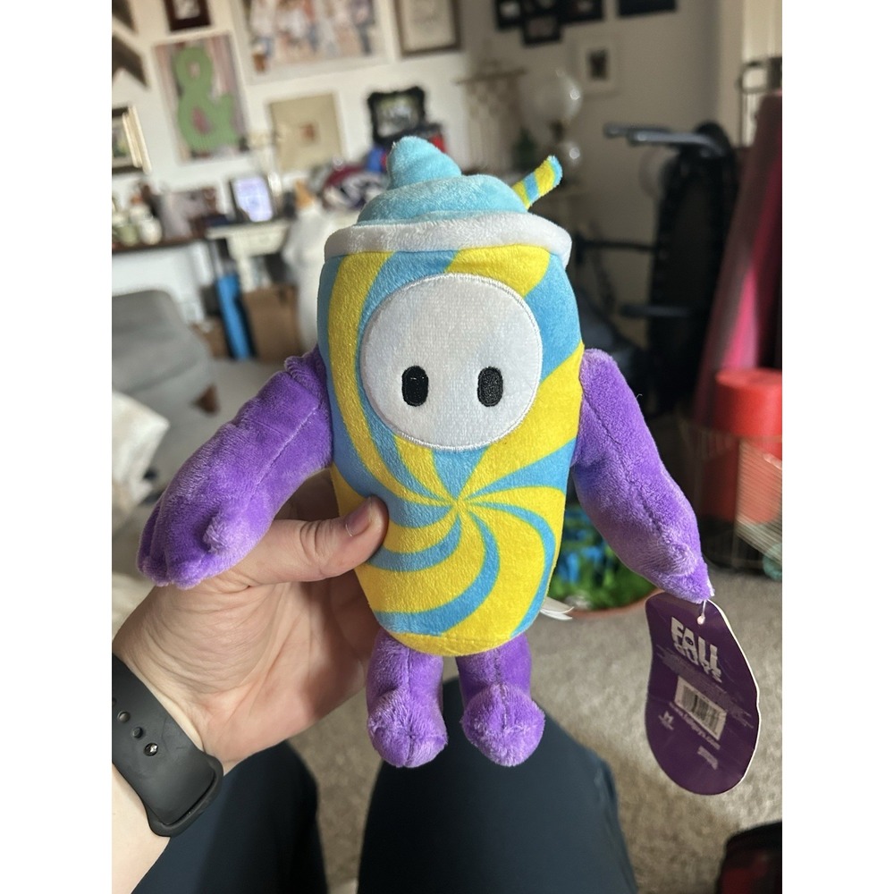 Fall Guy Blue Freeze 8" Video Game Plush Toy New NWT‎
